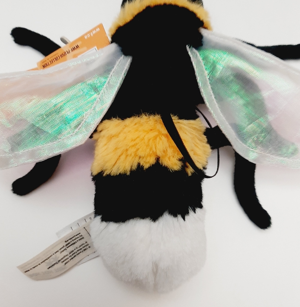 π New - WWF Bumble / Honey Bee Plush Soft Kids Toy World Wildlife Fund - Picture 7 of 13